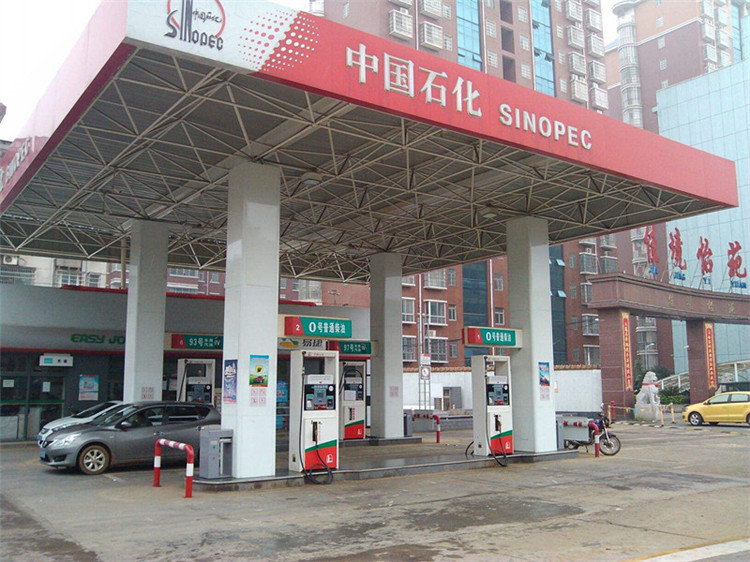 锦州加油站钢结构网架案例4